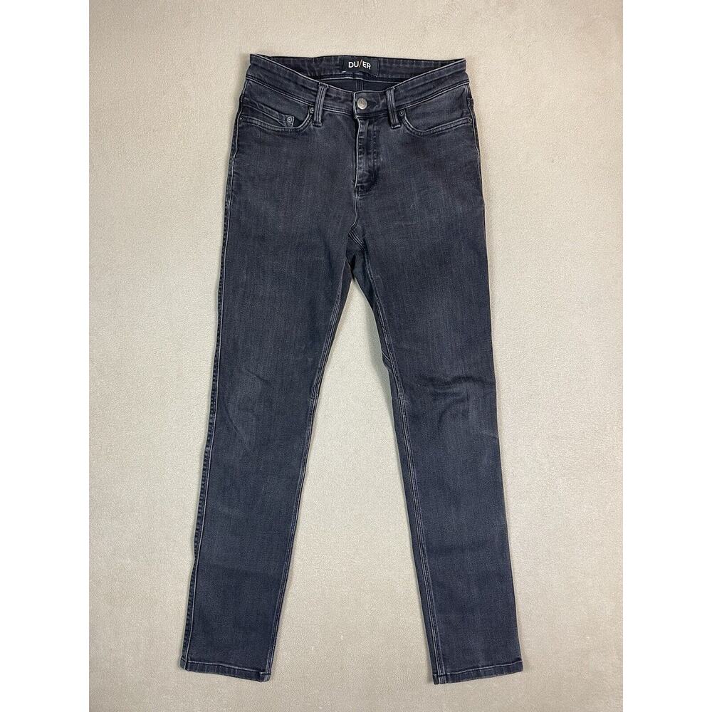 DU/ER Jeans Mens 30x32 Black Performance Denim L2X Quick Dry Preppy Adult